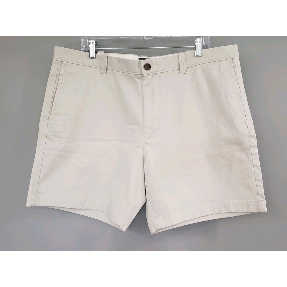 NEW J Crew Men's Beige Stone Lightweight Chino 7" Inseam Shorts Size‎ 38